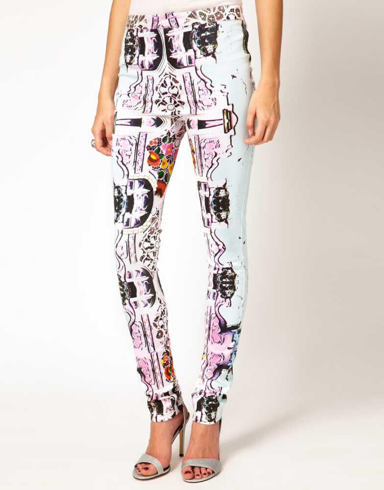 Alice McCall Printed and Beaded Trousers
